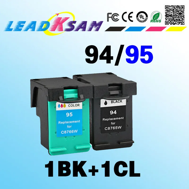 2X для чернильного картриджа принтера 94 95 совместимого с hp hp94 Deskjet 5740 6540 6840 9800 9860 5440