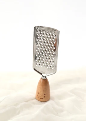 grater A Ручки из бука, нержавеющая сталь, вилка, яйцо, отдел, совки, Овощечистка, шпатель, скиммер, яйцо, братер, терка, колесо для пиццы - Цвет: grater A