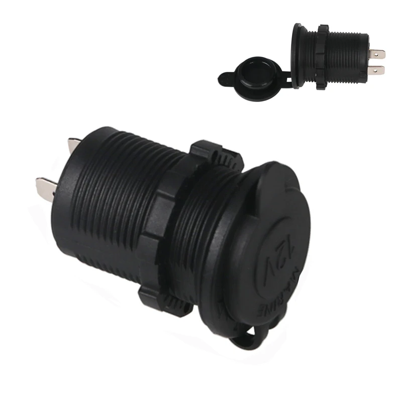 

12V Car Boat Motorcycle Cigarette Lighter Sockets Power Plug Outlet Waterproof Cigarette Lighter Socket