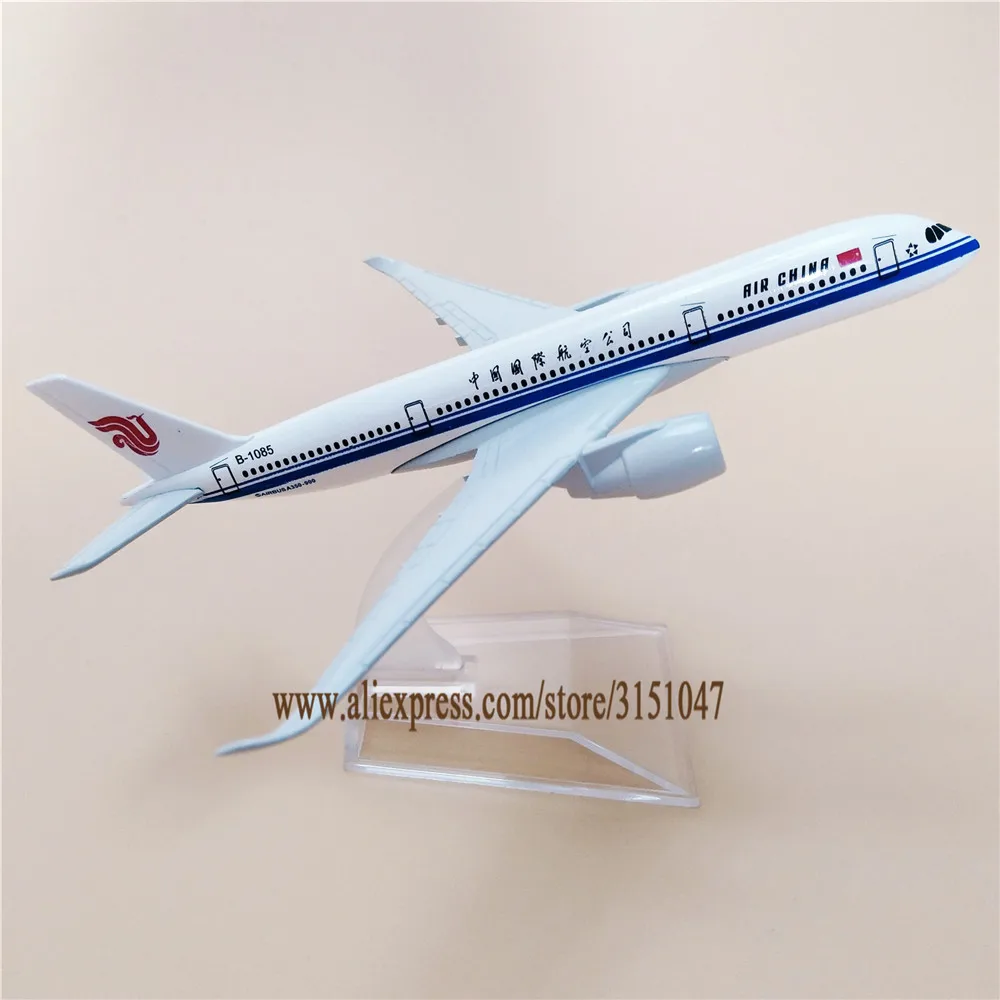 16 см Air China AIRBUS 350 A350 Airways Aircraft модель самолета с подставкой из сплава металла | Дом и