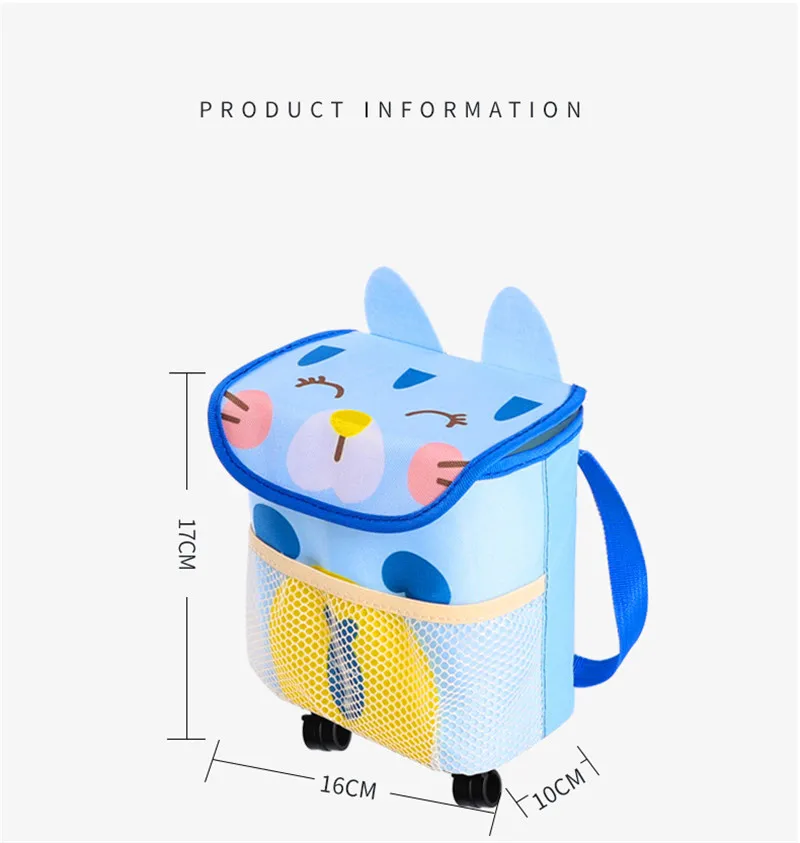 Universal Baby Stroller Bag Organizer Bag Cartoon Design Waterproof Car Hanging Basket Storage Stroller Accessories