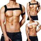 Сексуальный нейлон нагрудный ремень для тела для мужчин Эластичный плечевой ремень для сценический костюм Clubwear бондаж одежда в стиле милитари для мужчин Перевозка груза падения