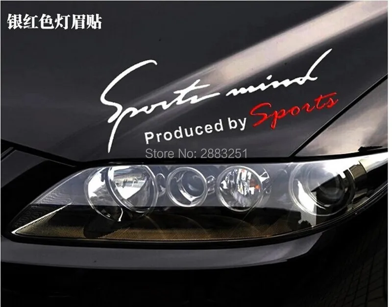 Светоотражающая лампа для бровей спортивный Стайлинг наклейки на фары Opel Mokka zafira