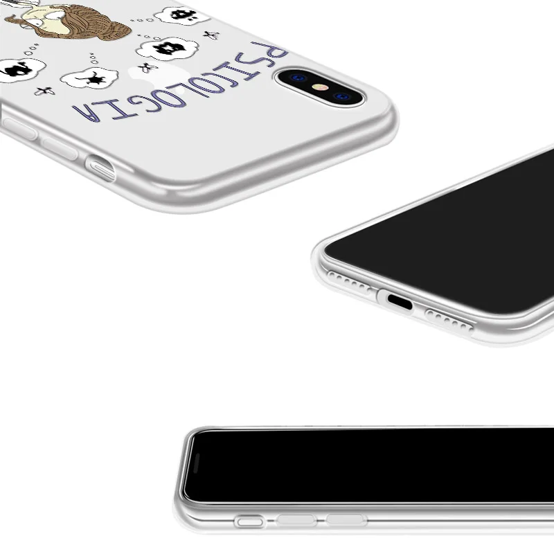 DIFFRBEAUTY милый профессиональный медицинский чехол для iPhone 5 6 6S X Plus прозрачный 8 7