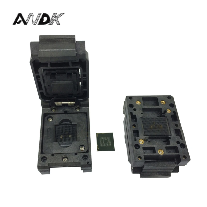 EMMC153/169 BGA153 BGA169 выжигание в шаге разъема 0 5 мм IC Body Size 12x18 тестовый адаптер