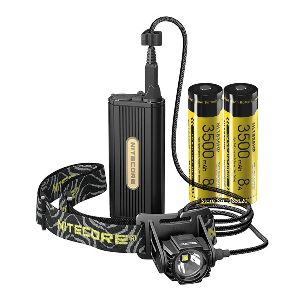 NITECORE HC70 головной светильник CREE XM L2 U2 max 1000 люмен дальность луча 182 измеритель
