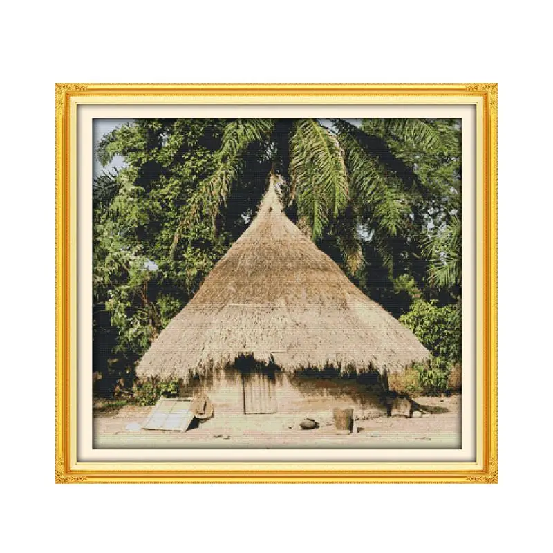 Joy Sunday Landscape Набор для вышивки крестиком 11CT 14CT DMC ручной работы вышивки|Упаковка| |