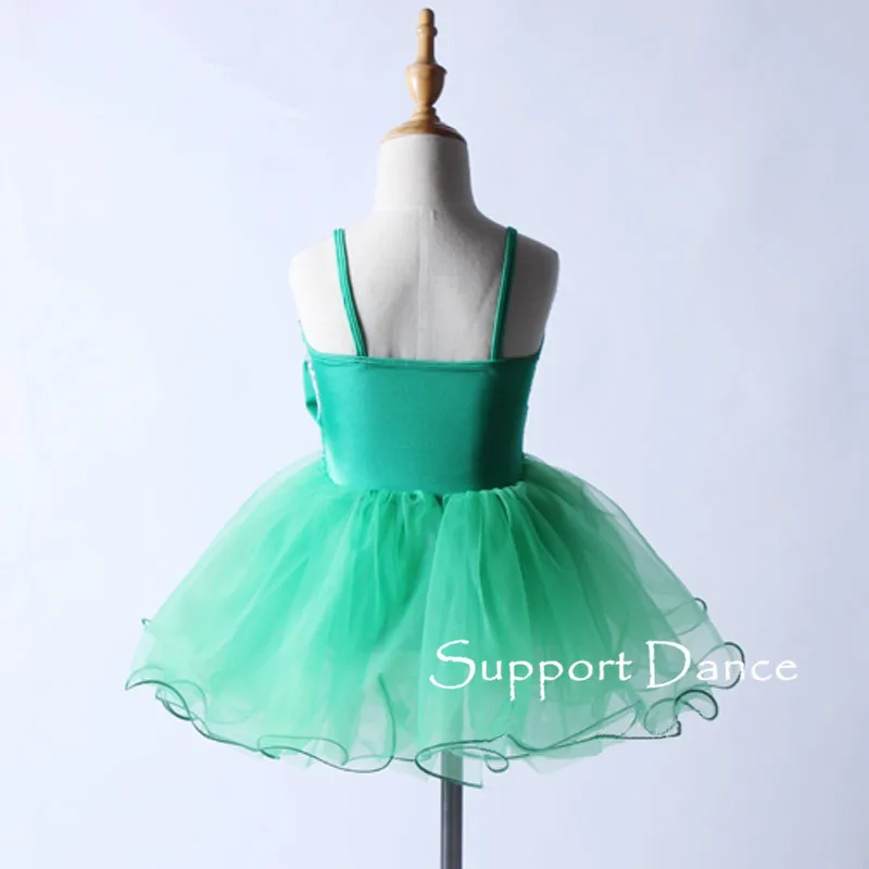 Профессиональное балетное платье-пачка с бантом танцевальный костюм блестками