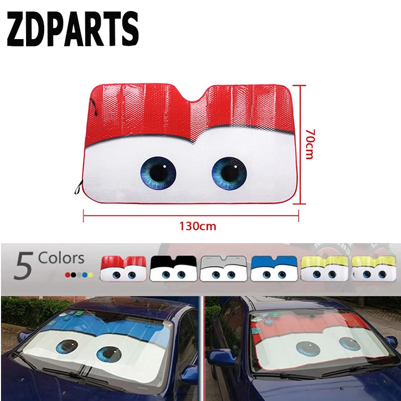 ZDPARTS 6 цветов автомобильный Стайлинг солнцезащитный козырек для лобового стекла