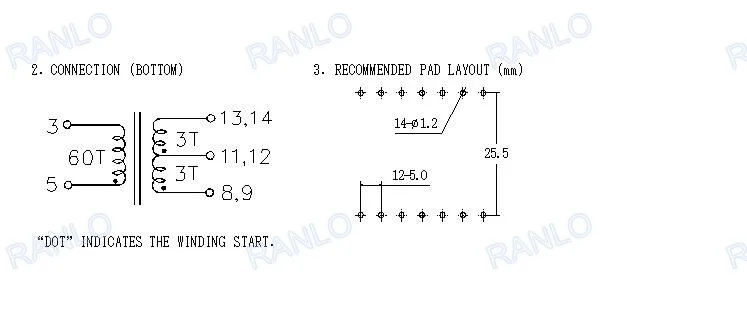 Высокочастотный трансформатор EI40 EE40 преобразователь постоянного тока в