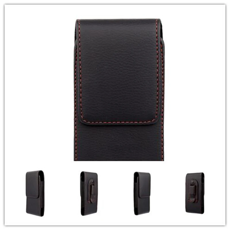 Новый красной каймой высший сорт универсальный кобура кожи талии висит нью зажим