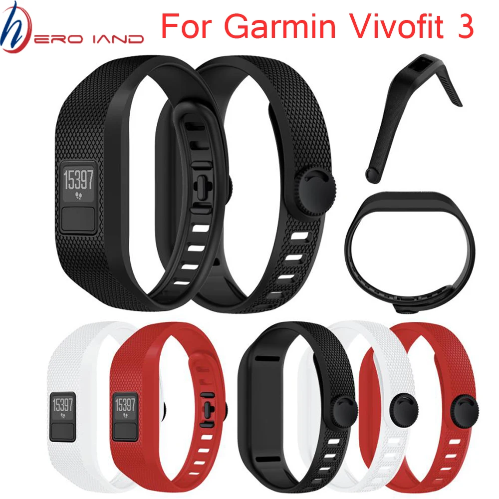 Мягкий силиконовый сменный ремешок для наручных часов Garmin Vivofit3 Vivofit 3 Детские