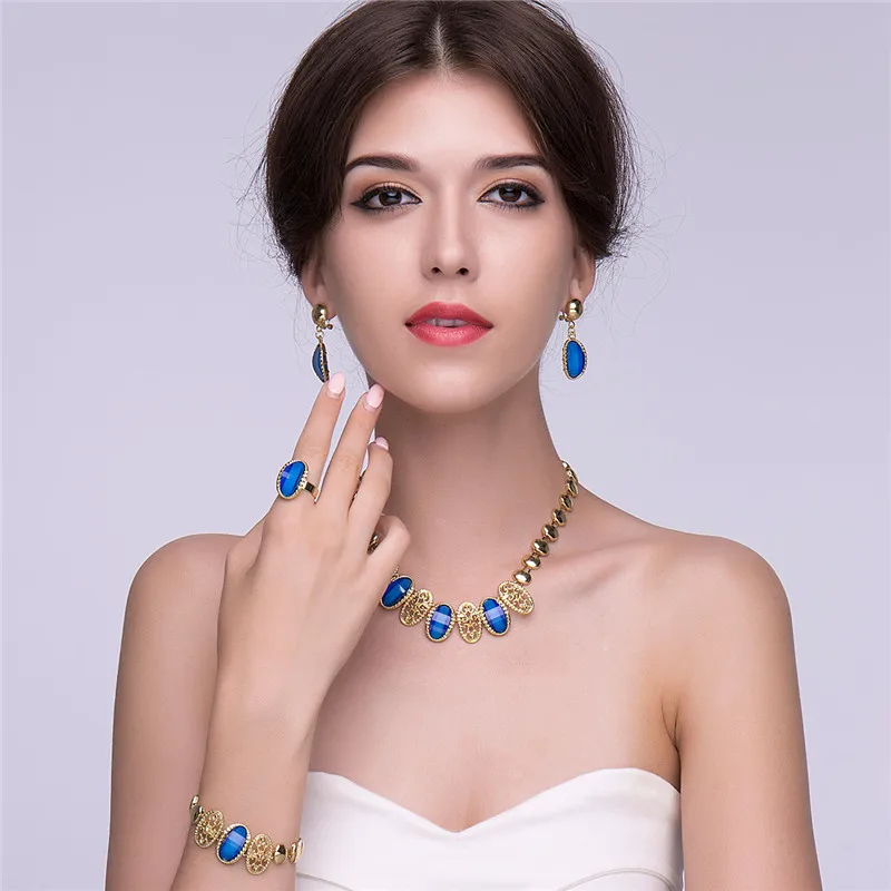 OUMEILY Boho наборы свадебных ювелирных изделий Дубай Золотой Нигерийский
