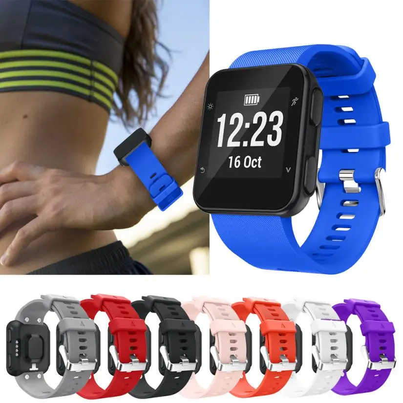 HIPERDEAL силиконовый ремешок для часов застежка замена из силикагеля мягкий Garmin