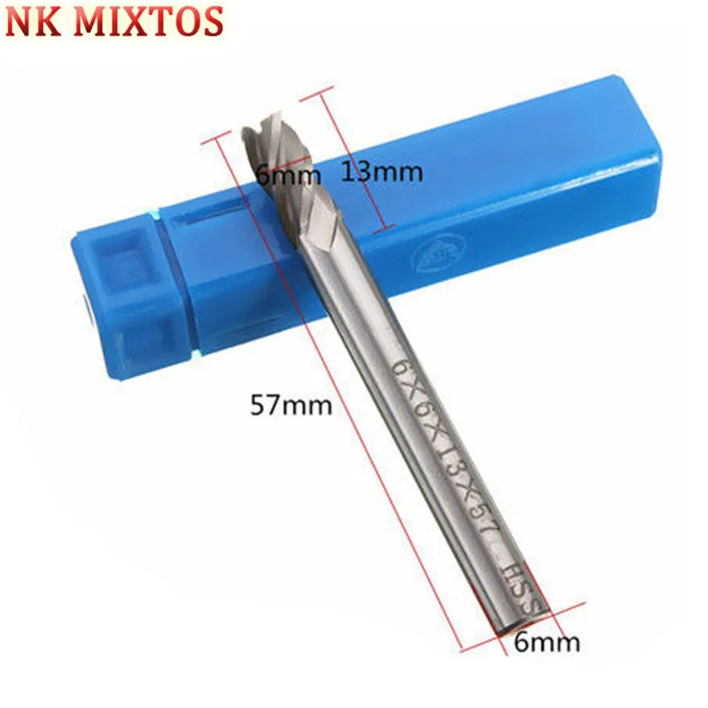 NK MIXTOS 1 шт. 4 флейты Концевая фреза фрезерный станок с прямым хвостовиком
