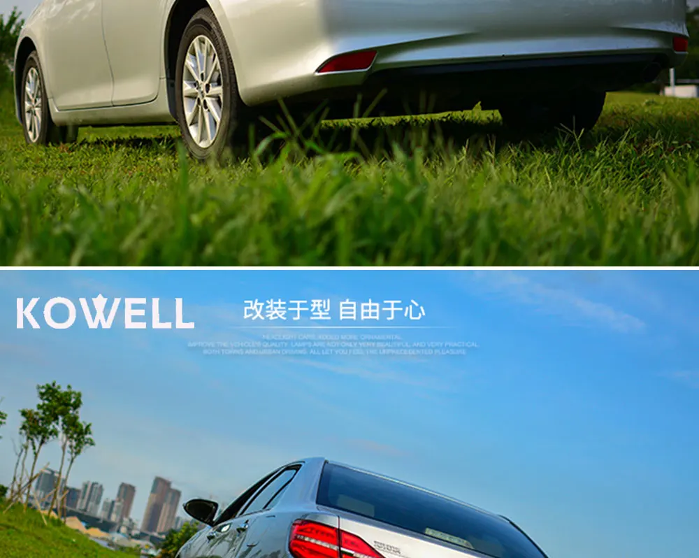 KOWELL автомобильный Стайлинг для Toyota Camry задние фонари светодиодный задний фонарь задний багажная лампа крышка drl+ сигнал+ тормоз+ обратный