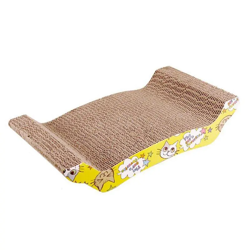 Arch Bridge Modeling S Shaped M Pet Cat Scratch Plate Grinding Claw Paper Board Toys | Дом и сад