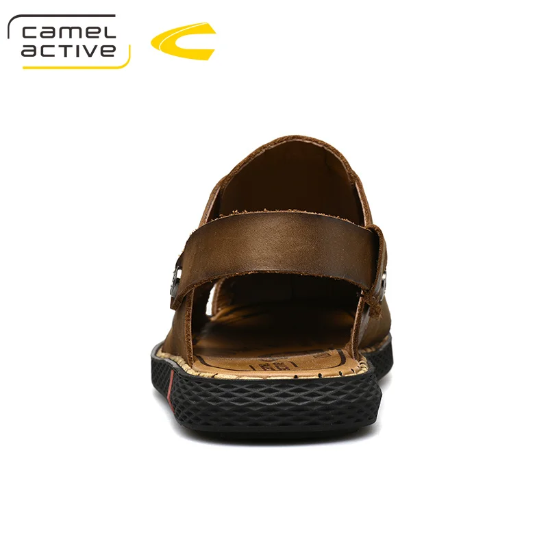 Мужские сандалии из натуральной кожи Camel Active повседневные деловые слиперы
