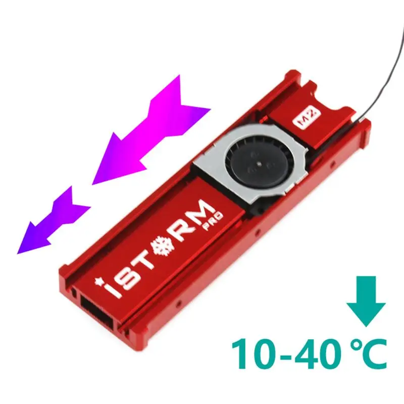 Новый двухсторонний Вентилятор охлаждения NVME NGFF M.2 с радиатором для 2280 PCI E SSD