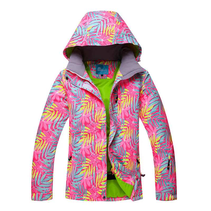 2019 Женская лыжная куртка одежда водонепроницаемая ветрозащитная дышащая очень