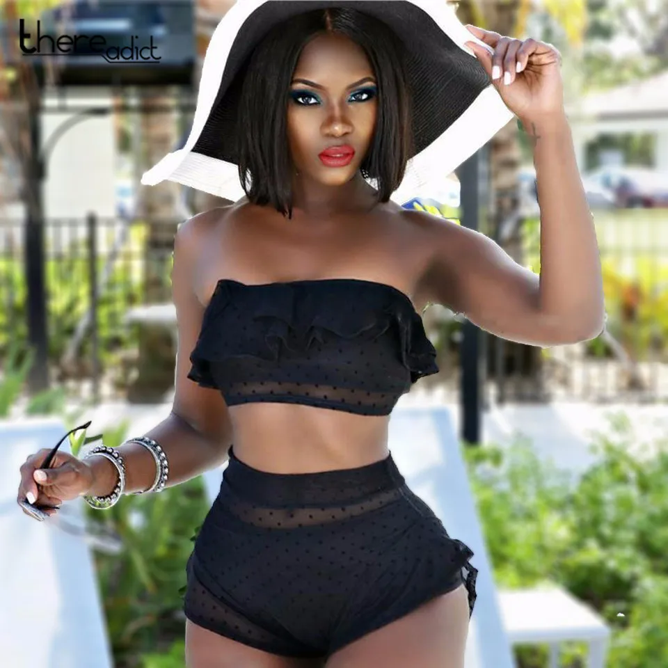 Женский сексуальный кружевной вязаный комплект без подкладки с открытыми