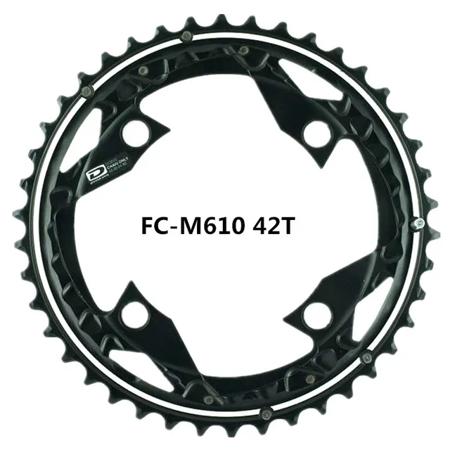 Новая Оригинальная зубная пластина, сменная пластина SHIMANO DEORE FC-M610, Звездочка для горного велосипеда, колесо 42 T/32 T/24 T
