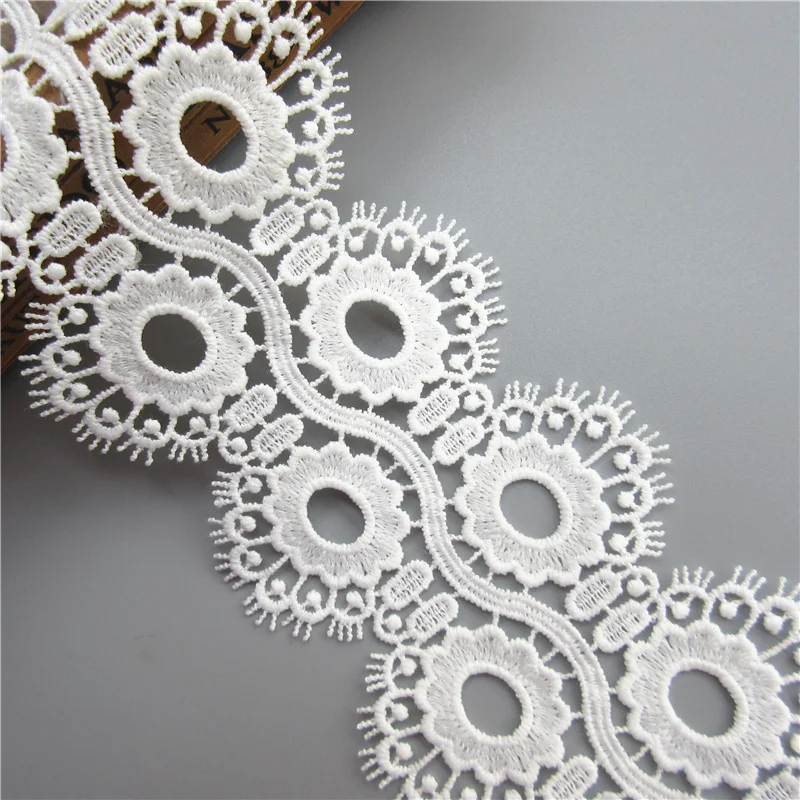 3 звёздочки винтажная вышитая кружевная отделка с цветочным рисунком