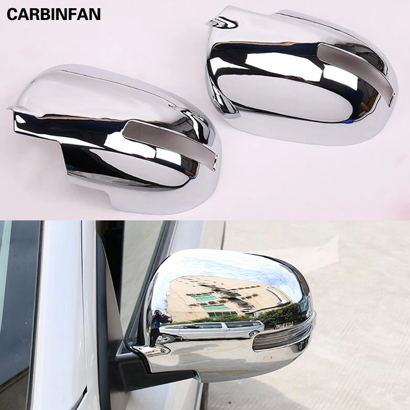 ABS декоративная ручка заднего вида зеркало заднего вида накладка рамки 2 шт./компл. для Mitsubishi Outlander