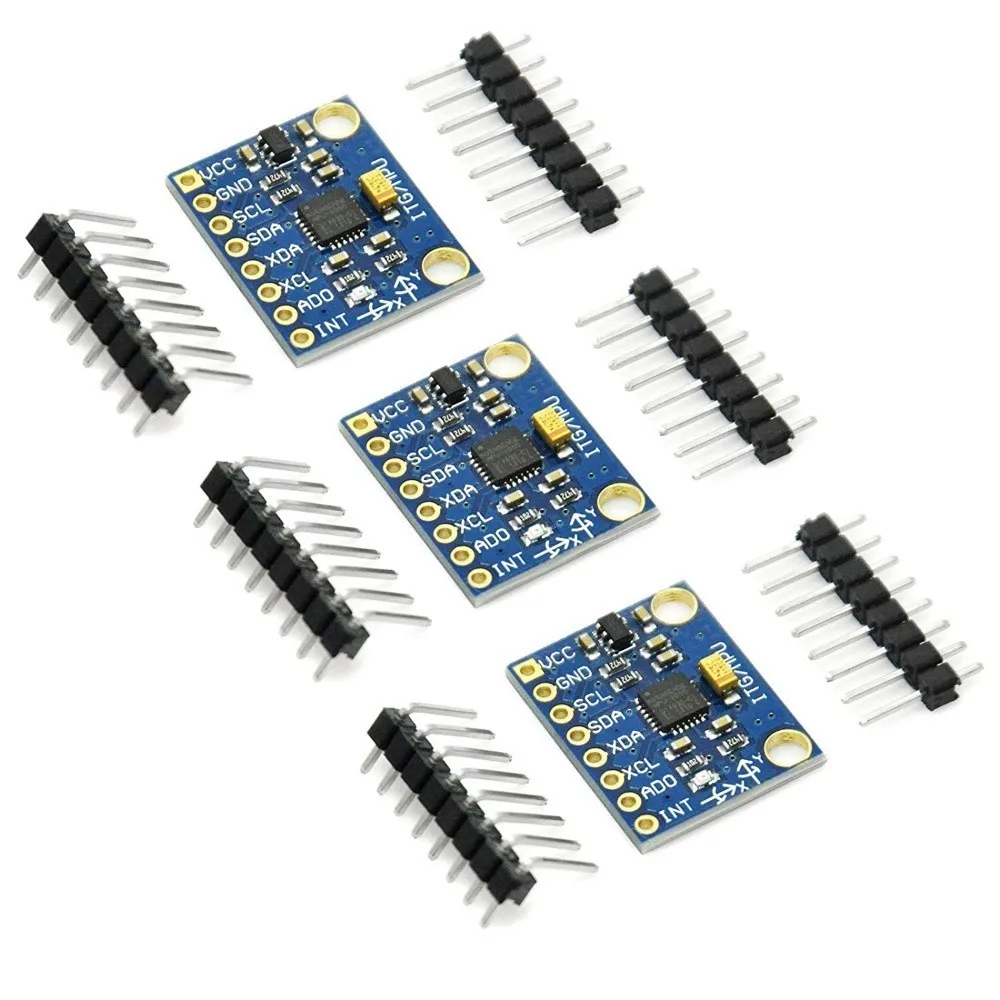 Гироскоп акселерометра модуль датчика 16 бит Ad конвертер Выход данных Iic I2c Diy комплект для Arduino