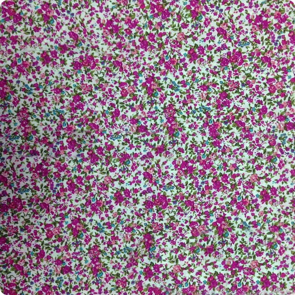 Lychee Life маленький цветочный принт ткань 45 см x 145 см Красочный цветочный из хлопчатобумажной ткани для одежды DIY швейный материал для текстиля