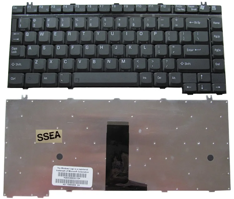 

SSEA New US Keyboard For Toshiba Satellite R10 R15 R20 R25 laptop