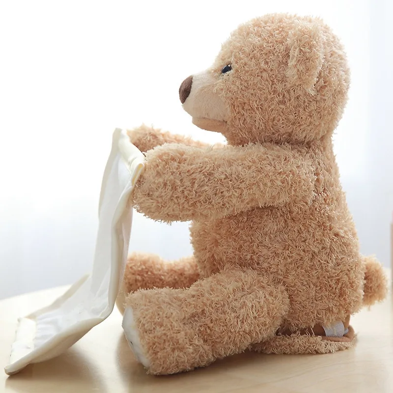 Cute 30cm Baby Singing Bear Plush Toy Talking Stuffed Lovely Children's Early Educational Pillow | Игрушки и хобби