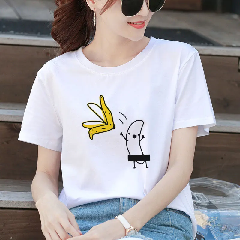 Женская Винтажная Футболка Camisetas Verano Mujer повседневный топ с короткими рукавами и
