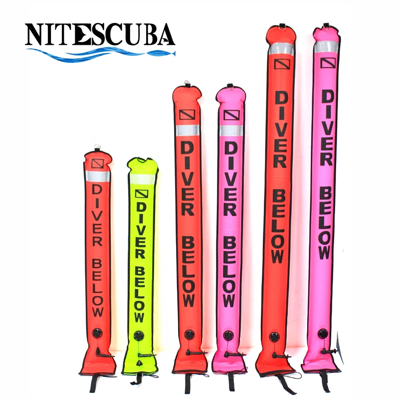NiteScuba SMB аксессуары для дайвинга Внешний маркер Buoy Safety sausage сигнальный поплавок