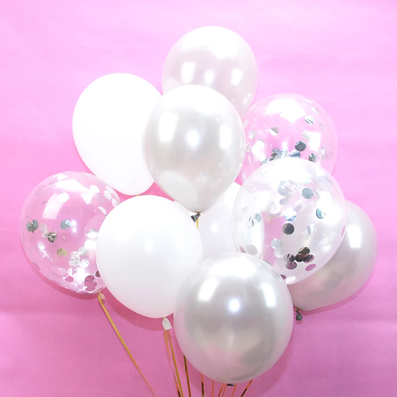 

12inch Gold Silver Confetti Latex Balloon Colorful Helium Air Ball Bride To Be Wedding Decoration Happy Birthday Party Supplies