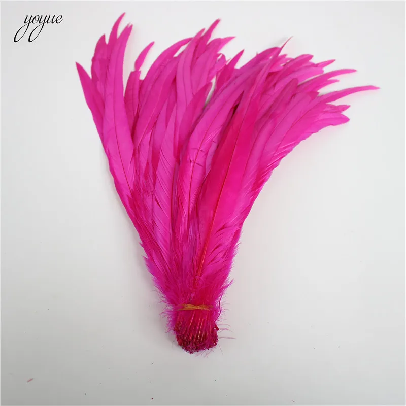 100PCS 25-30CM Natural Rooster Tail Feathers Colorful Cheap Feather For Decoration Craft DIY Party Props Accessories | Дом и сад