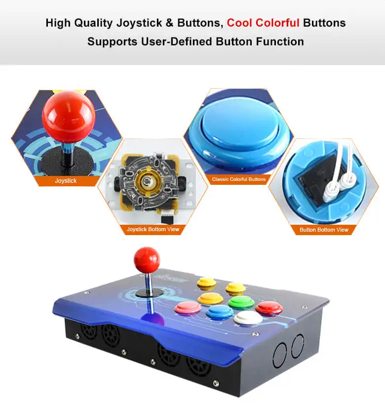 Waveshare Arcade D 1P USB аркадная коробка управления для Raspberry Pi/PC/Notebook/OTG Android Phone/Tablet/Smart TV 1