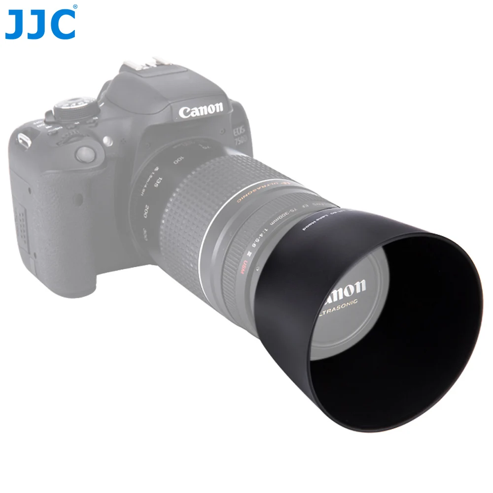 Бленда JJC для объектива фотоаппарата CANON EF 75 300 мм f/4 5 6 III USM Φ 55 250 IS II объектив