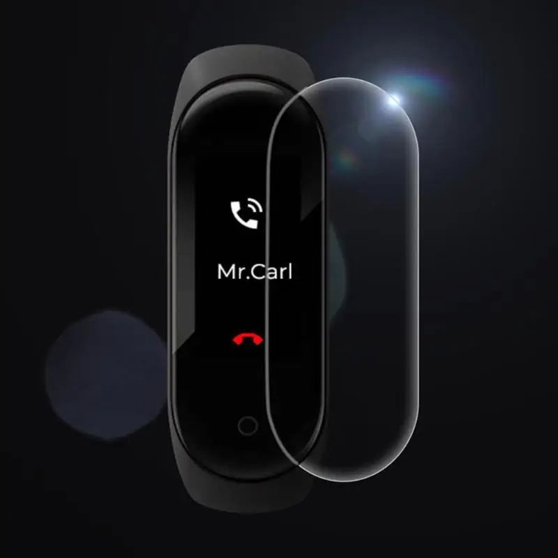 Screen Protector Anti Scratch HD Glass Film Cover Case for Xiaomi Mi Band 4 Smart Bracelet Wearable accessories | Электроника