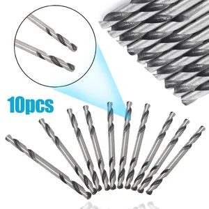 Набор сверл с двойным наконечником Diam HSS, 10 шт., 3,2 мм, деревообрабатывающий Железный поворотный резак, инструмент для сверления дерева и металла своими руками