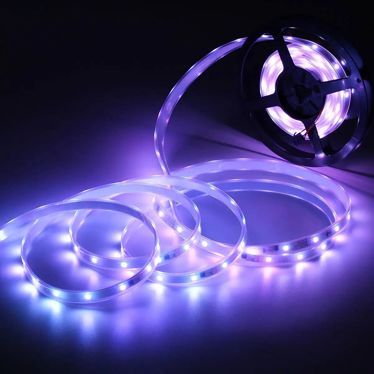 Smuxi водонепроницаемый 5 м 6803 IC 150 светодиодный RGB светодиодный светильник DC12 5050 SMD Dream color FR пульт дистанционного управления UK/AU/EU/US Plug