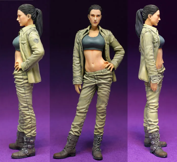 1/20 весы 85 мм Полимерная фигура женский агент|resin figure|figure resin1/20 resin |