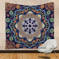 fashion bohemia mandala floral tapestry wall hanging tapestry beach throw for wall decoration fashion tribe style sofa blanket
