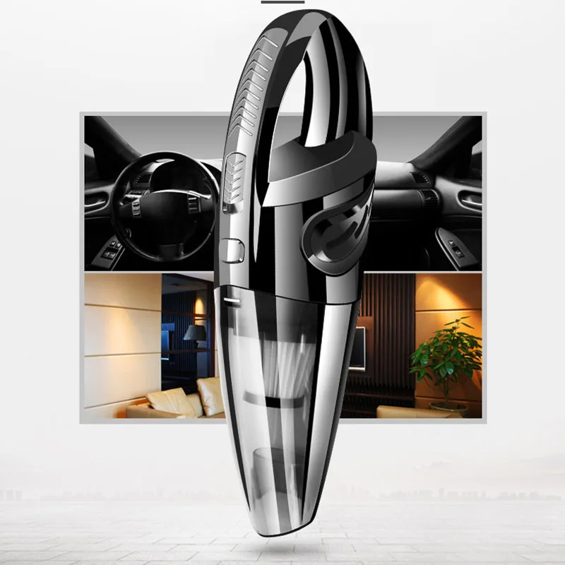 Автомобильный пылесос беспроводной автомобильный влажный сухой бытовой ручной