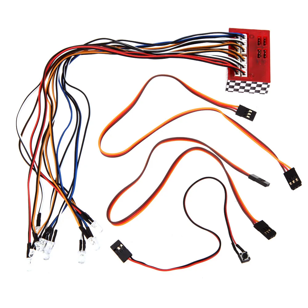 AX 003 многофункциональная ультра яркая светодиодная лампа для HSP 1/10 1/8 Traxxas TAMIYA CC01 4WD