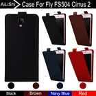 AiLiShi для Fly Cirrus 2 FS504 чехол Вертикальный кожаный чехол FS504 Fly аксессуары для телефона 4 цвета + отслеживание