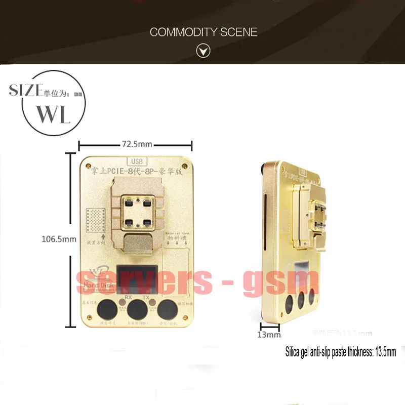 Чип NewWL PCIE NAND Flash ic Для ipho ne 8G 8P X E PRO ard disk тестовый инструмент для ремонта