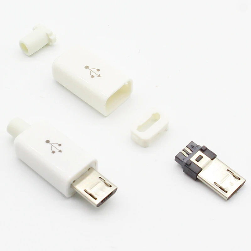 10 шт. 5 штырьков Micro USB штекер коннектор зарядное устройство 5P разъем для зарядки 4