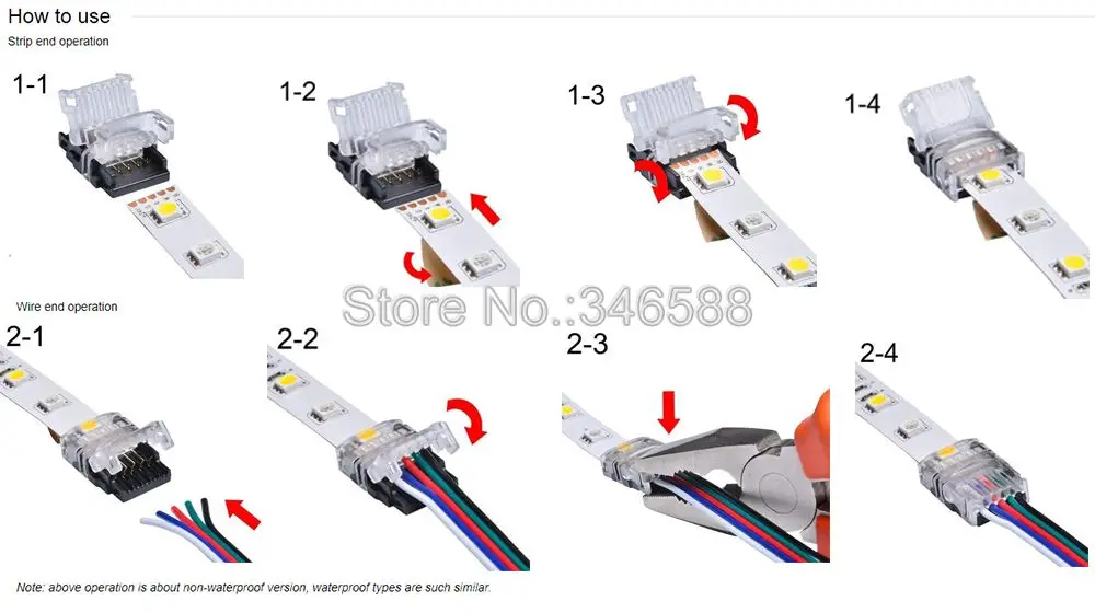 5 шт./лот 2Pin 3Pin 4Pin 5Pin светодиодные ленты Разъем для одного цвета RGB RGBW CCT цвет светодиодные ленты для подключения провода использовать терминалы
