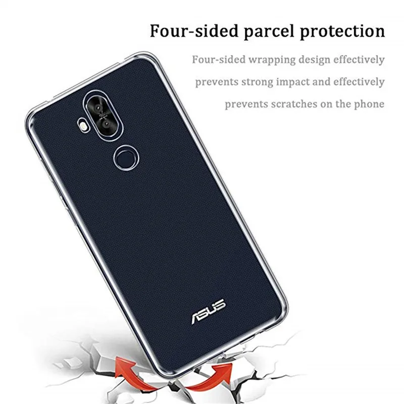 Мягкий прозрачный ТПУ силиконовый чехол для Asus ZenFone 5 Selfie Pro ZC600KL чехлы телефонов